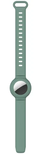 Apple AirTag Horloge Bandje voor Kinderen Siliconen Groen afbeelding 5
