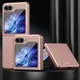 Samsung Galaxy Z Flip 5 Hoesje Hard Back Cover Roze Goud afbeelding 2