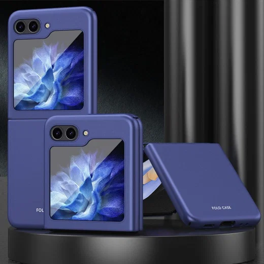 Samsung Galaxy Z Flip 5 Hoesje Hard Back Cover Blauw afbeelding 2