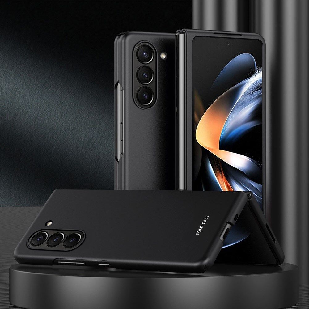 Samsung Galaxy Z Fold 5 Hoesje Hard Back Cover Zwart afbeelding 2