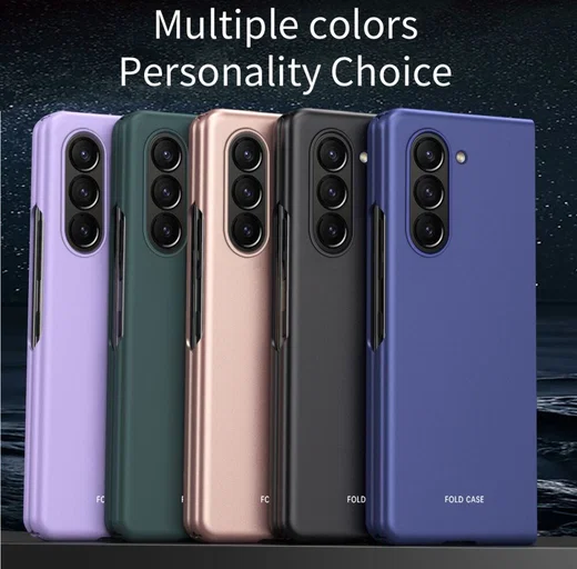 Samsung Galaxy Z Fold 5 Hoesje Hard Back Cover Zwart afbeelding 9