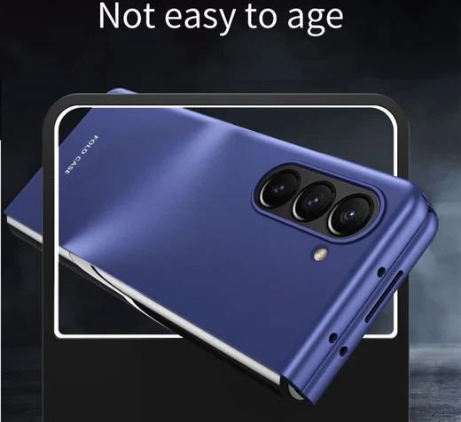 Samsung Galaxy Z Fold 5 Hoesje Hard Back Cover Blauw afbeelding 4