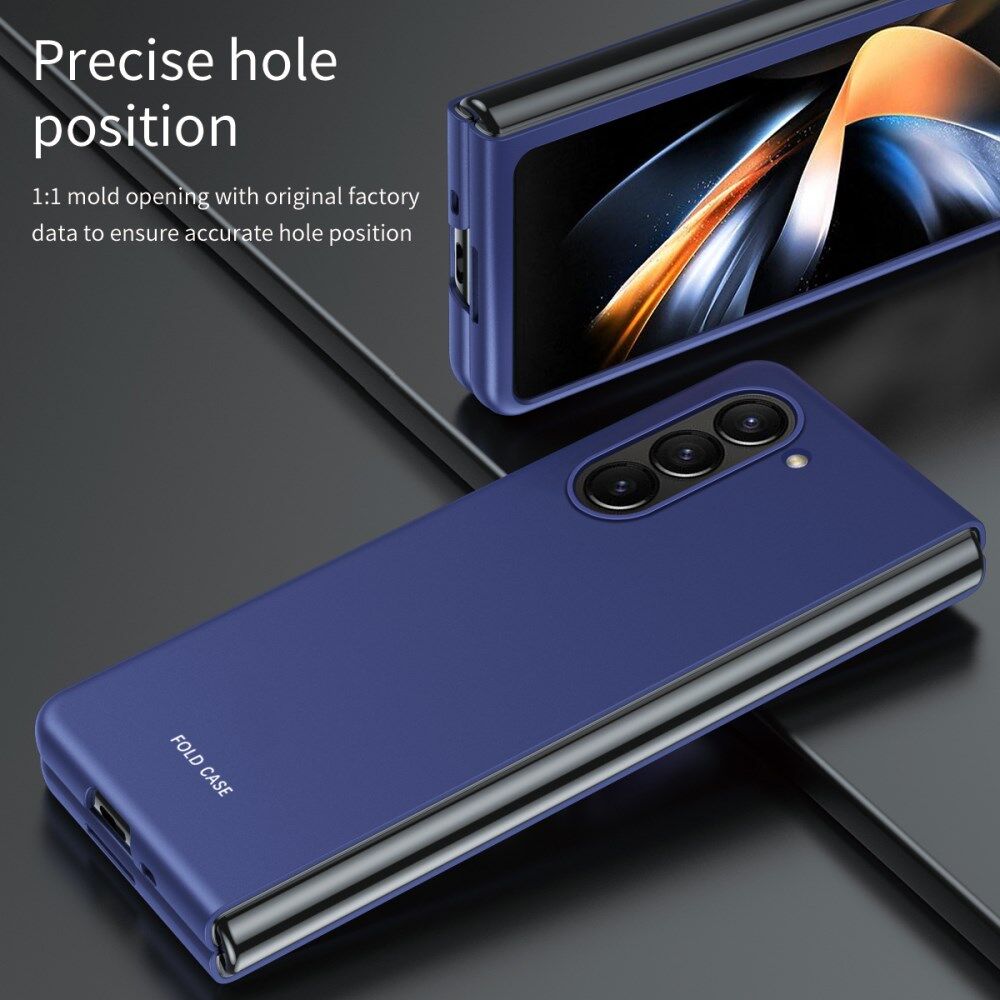 Samsung Galaxy Z Fold 5 Hoesje Hard Back Cover Blauw afbeelding 7