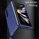 Samsung Galaxy Z Fold 5 Hoesje Hard Back Cover Blauw afbeelding 8