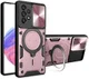 Samsung Galaxy A53 Hoesje met Camera Slider en Kickstand Ring Roze