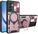 Samsung Galaxy A54 Hoesje Camera Slider en Kickstand Ring Roze