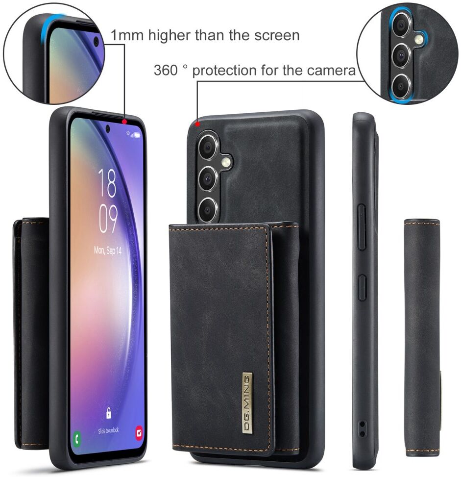 DG Ming Samsung Galaxy A54 Hoesje met Magnetische Kaarthouder Zwart afbeelding 11