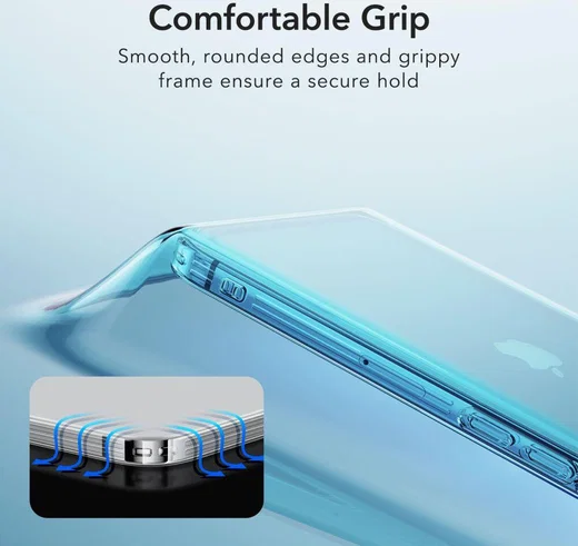 ESR Ice Shield Apple iPhone 14 Pro Hoesje Back Cover Transparant afbeelding 6
