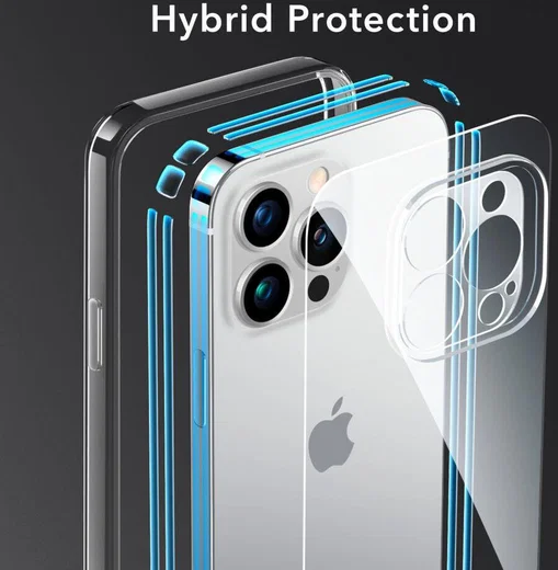 ESR Ice Shield Apple iPhone 14 Pro Max Hoesje Back Cover Transparant afbeelding 4