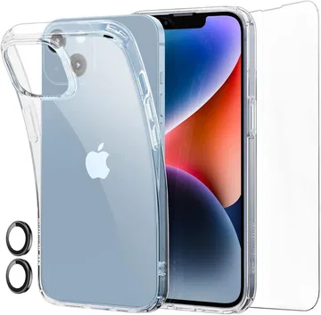 ESR Zero iPhone 14 Plus Hoesje Transparant + Screen & Camera Protector
