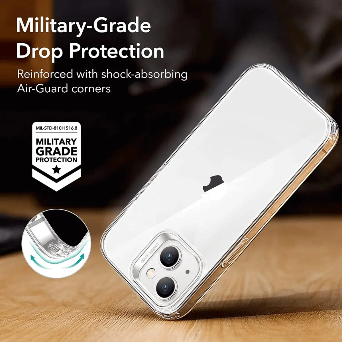 ESR Zero iPhone 14 Plus Hoesje Transparant + Screen & Camera Protector afbeelding 2