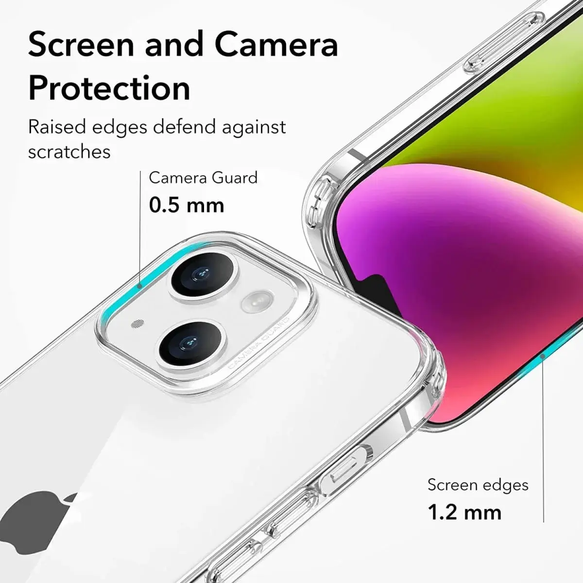 ESR Zero iPhone 14 Plus Hoesje Transparant + Screen & Camera Protector afbeelding 5