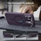 ESR Cloud Kickstand Apple iPhone 14 Pro Max Hoesje MagSafe Paars afbeelding 6