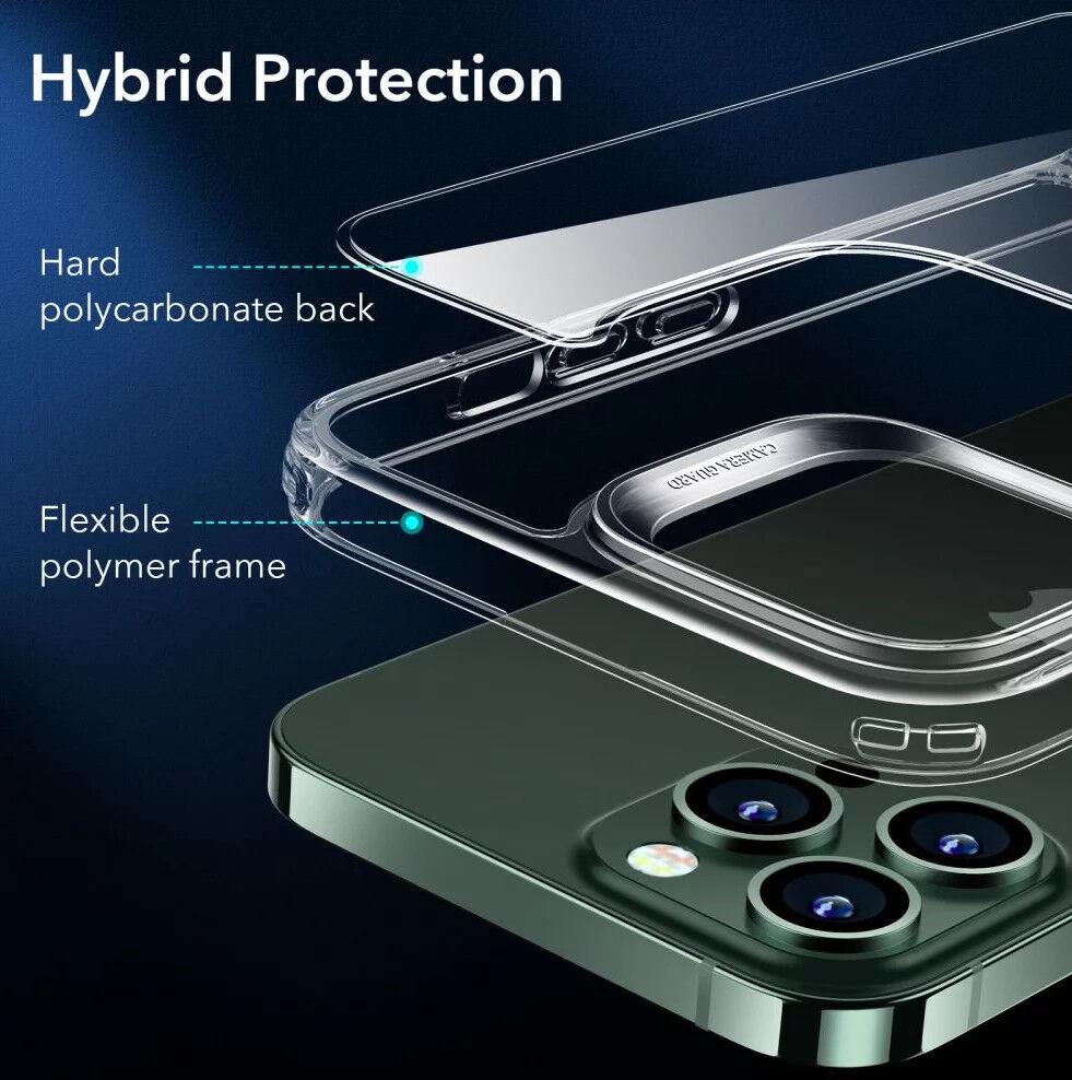 ESR Air Shield Boost iPhone 13 Pro Max Hoesje Kickstand Transparant afbeelding 5