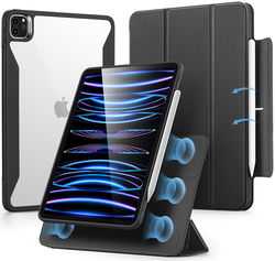 ESR Rebound Hybrid 360 Apple iPad Pro 11 (2021/2022) Hoes Matte Zwart afbeelding