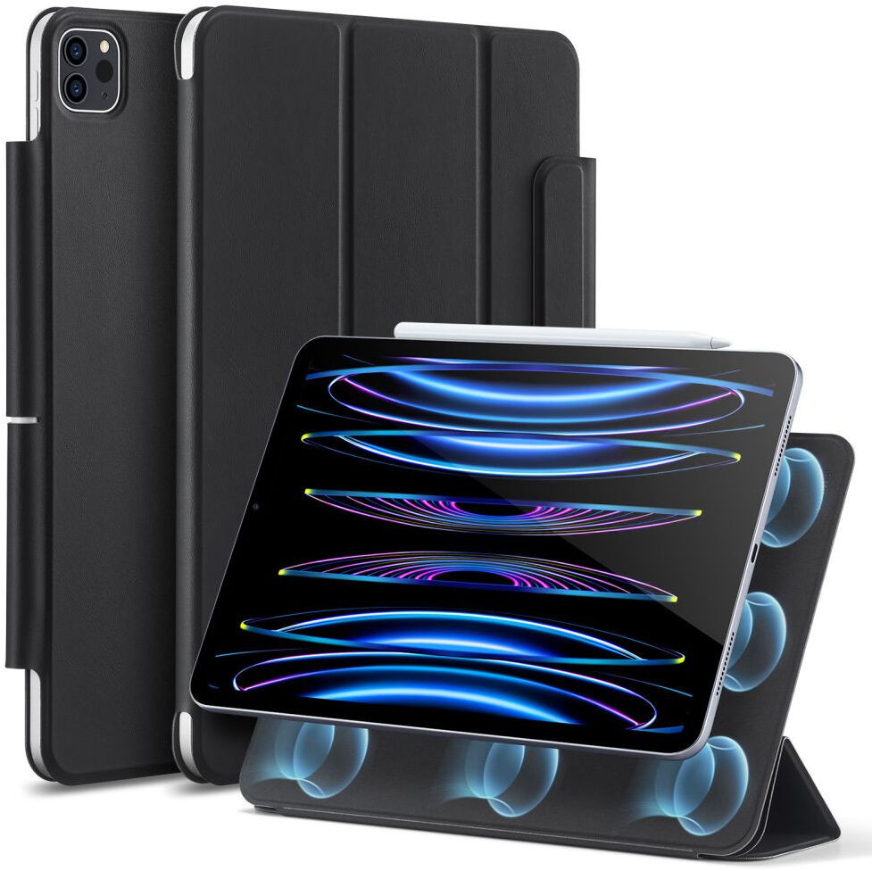 ESR Rebound Magnetic iPad Pro 11 Hoes Tri-Fold Book Case Zwart afbeelding 1
