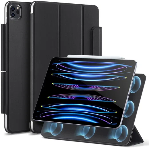ESR Rebound Magnetic iPad Pro 11 Hoes Tri-Fold Book Case Zwart afbeelding 1