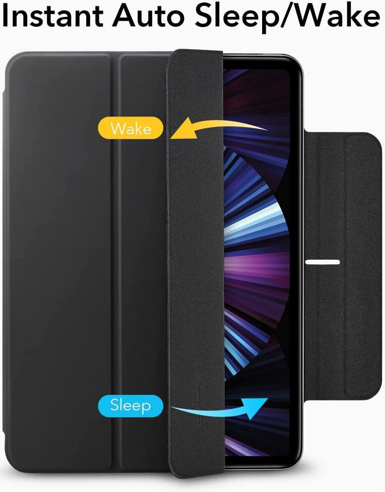 ESR Rebound Magnetic iPad Pro 11 Hoes Tri-Fold Book Case Zwart afbeelding 2