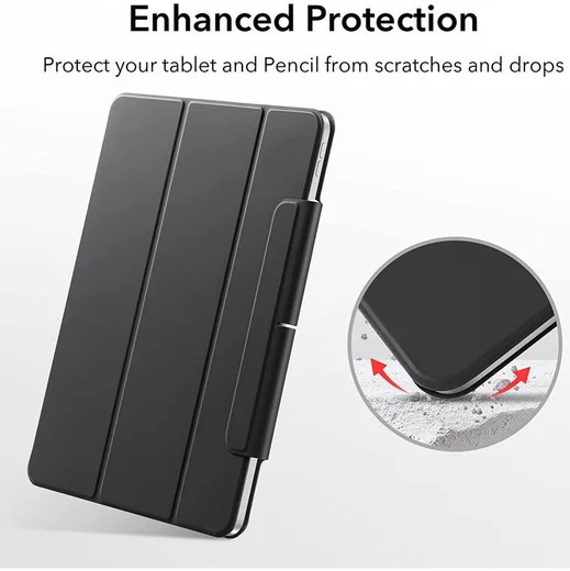 ESR Rebound Magnetic iPad Pro 11 Hoes Tri-Fold Book Case Zwart afbeelding 8