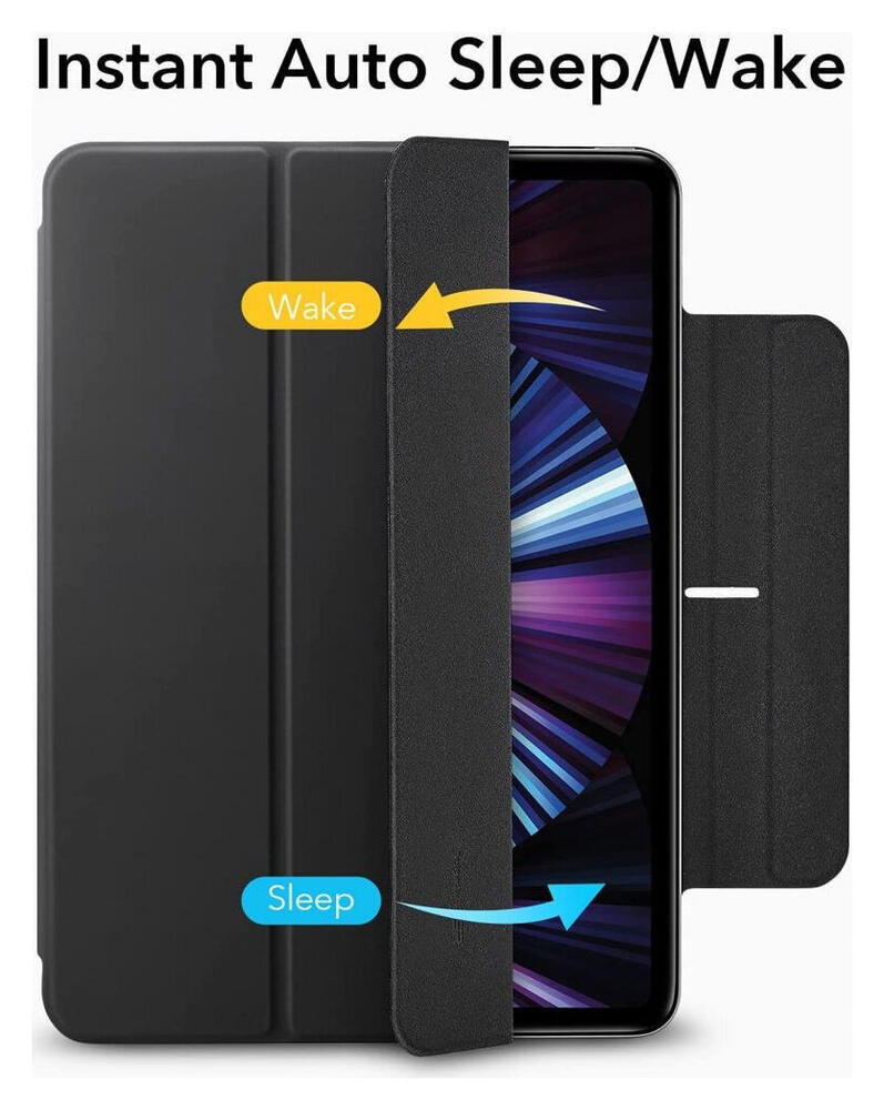 ESR Rebound Magnetic iPad Pro 11 Hoes Tri-Fold Book Case Wit afbeelding 2