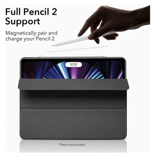 ESR Rebound Magnetic iPad Pro 11 Hoes Tri-Fold Book Case Wit afbeelding 4