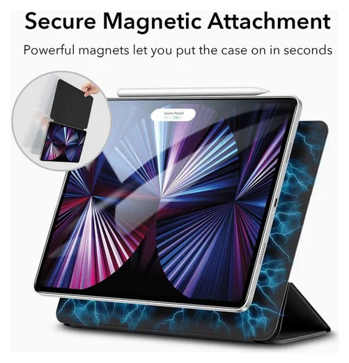 ESR Rebound Magnetic iPad Pro 11 Hoes Tri-Fold Book Case Wit afbeelding 5