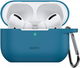 ESR Bounce Apple AirPods Pro 1/2 Hoesje Siliconen Blauw afbeelding 1