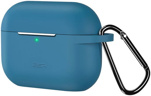 ESR Bounce Apple AirPods Pro 1/2 Hoesje Siliconen Blauw afbeelding 2