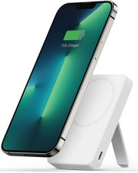 ESR HaloLock MagSafe Powerbank 20W met Standaard 10.000mAh Wit afbeelding