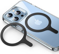 ESR HaloLock 360 Universele MagSafe Ring Sticker (2-Pack) Zwart afbeelding