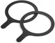 ESR HaloLock 360 Universele MagSafe Ring Sticker (2-Pack) Zwart afbeelding 2