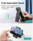 ESR HaloLock Vegan Leer MagSafe Kaarthouder en Standaard Carbon Zwart afbeelding 3