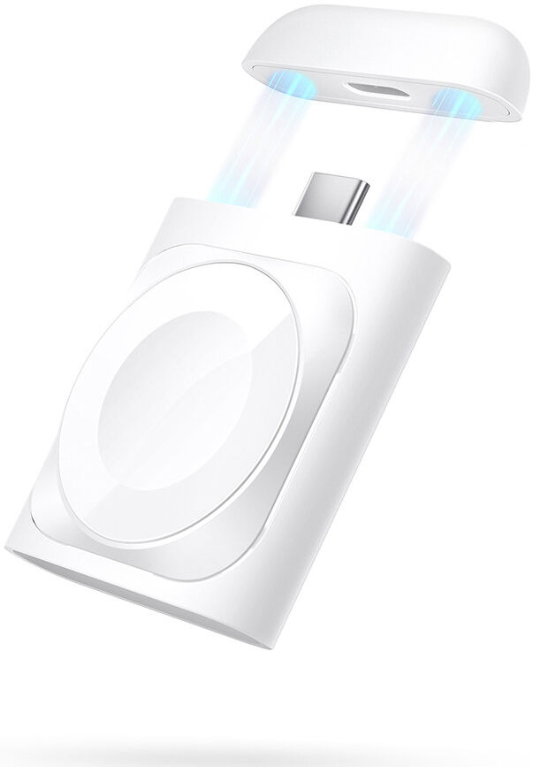 ESR Draagbare Compacte Draadloze Oplader voor Apple Watch Wit afbeelding 1