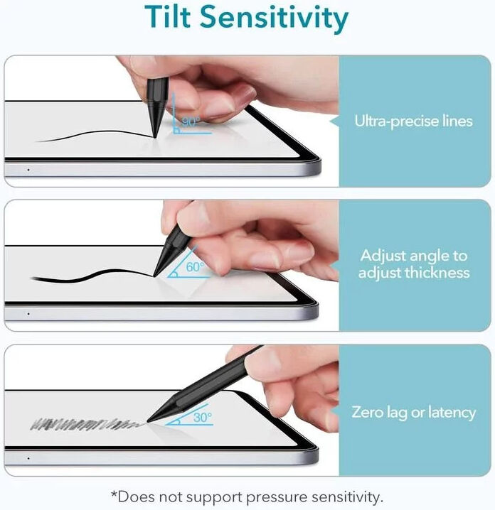 ESR Digital+ Stylus Pen met Palm Rejection voor iPad Zwart afbeelding 6