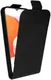 Rosso Element Samsung Galaxy A14 Hoesje Verticale Flip Case Zwart afbeelding 1