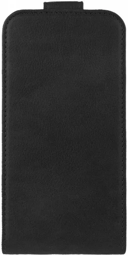 Rosso Element Samsung Galaxy A14 Hoesje Verticale Flip Case Zwart afbeelding 4
