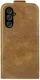Rosso Element Samsung Galaxy A14 Hoesje Verticale Flip Case Bruin afbeelding 3