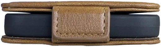 Rosso Element Samsung Galaxy A14 Hoesje Verticale Flip Case Bruin afbeelding 5