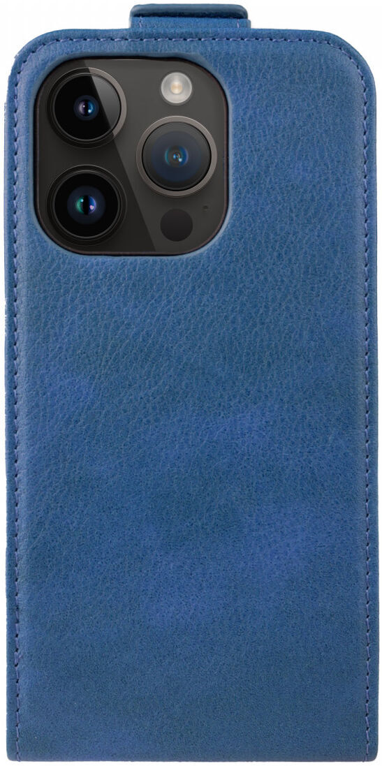 Rosso Element Apple iPhone 14 Pro Hoesje Verticale Flip Case Blauw afbeelding 4