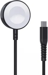 Choetech Magnetische Apple Watch USB-C Kabel 1M Made For Watch Zwart afbeelding