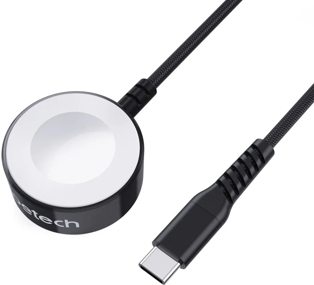 Choetech Magnetische Apple Watch USB-C Kabel 1M Made For Watch Zwart afbeelding 7