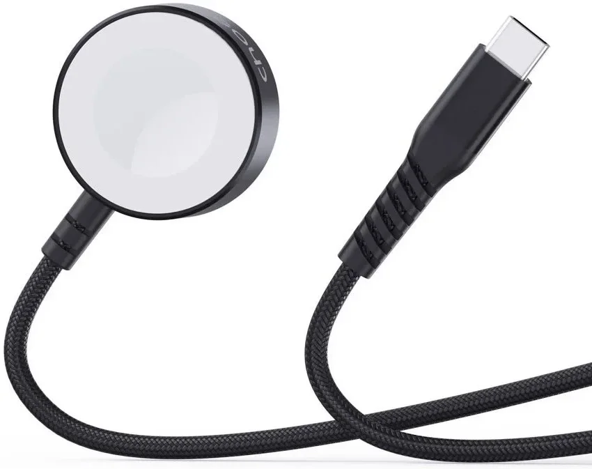 Choetech Magnetische Apple Watch USB-C Kabel 1M Made For Watch Zwart afbeelding 8