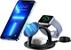 Choetech 3-in-1 Draadloze Oplaadstation iPhone/AirPods/Watch Zwart afbeelding 1