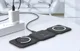 Choetech 3-in-1 Opvouwbare Draadloze Lader iPhone/AirPods/Watch Zwart afbeelding 5