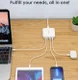 Choetech 100W USB / USB-C Snellader GaN Power Adapter Wit afbeelding 6