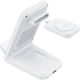 Choetech 3-in-1 Draadloze Oplader 15W Smartphone/Oortjes/Watch Wit afbeelding 2