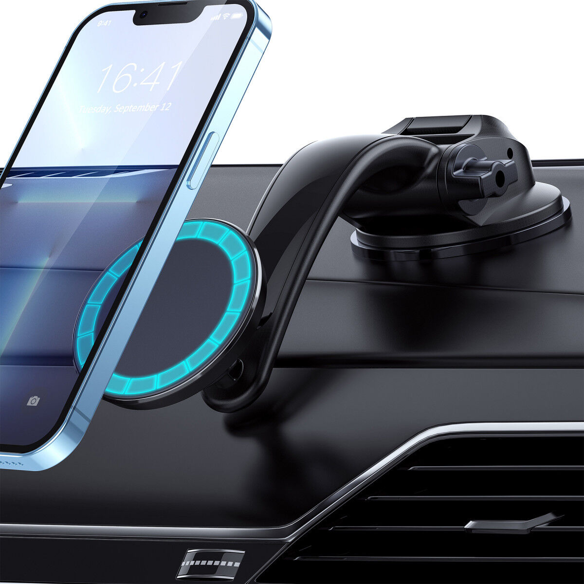 Choetech 360° Verstelbare Dashboard/Raam MagSafe Telefoon Houder Auto afbeelding 2