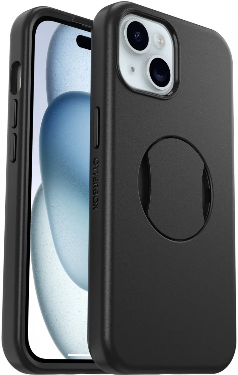 OtterBox OtterGrip Apple iPhone 15 Hoesje Back Cover MagSafe Zwart afbeelding 2