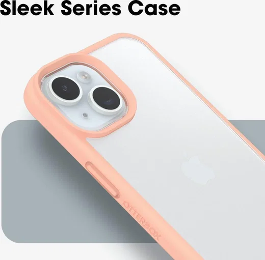 OtterBox React Apple iPhone 15 Hoesje Back Cover Transparant Roze afbeelding 10