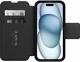 OtterBox Strada iPhone 15 Hoesje MagSafe Book Case Echt Leer Zwart afbeelding 3